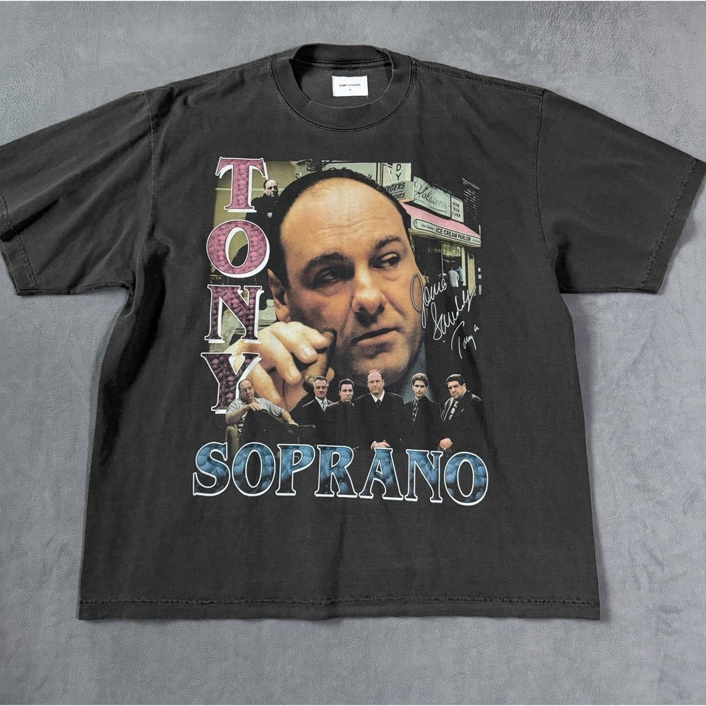 Game Changer Tony Soprano T-Shirt Men's Size XL Graphic Vintage Inspired 90s